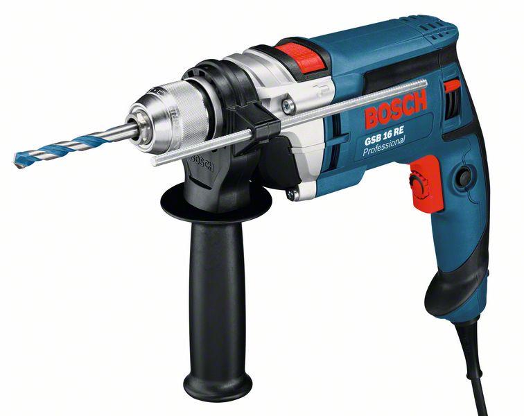 Дриль ударний Bosch GSB 16 RE БЗП, 750 Вт