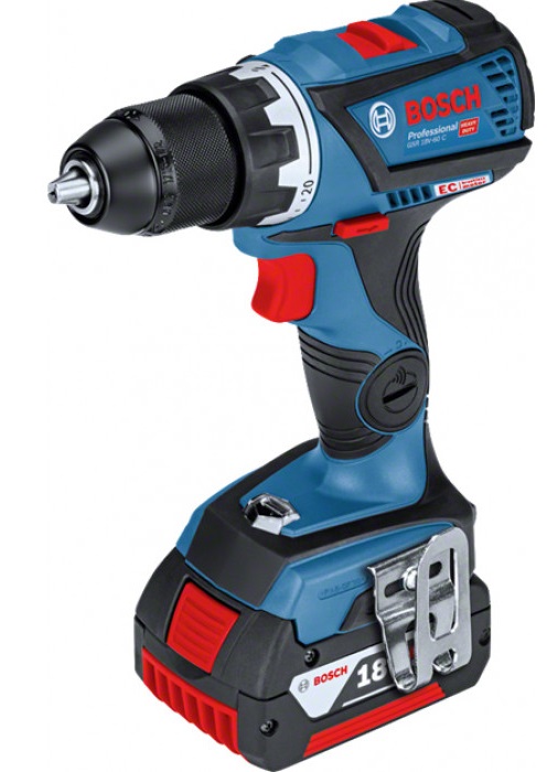 Bosch GSR 18V-60 C, аккумуляторный 2x5Ah L-boxx