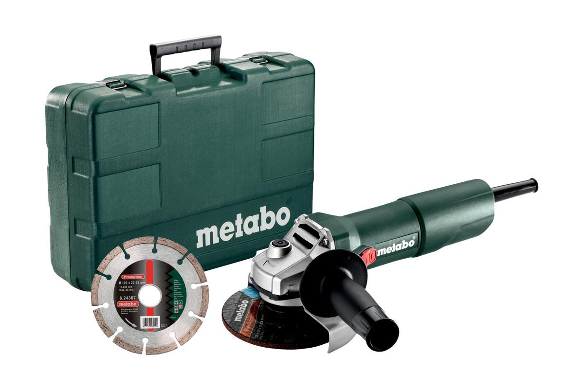 Metabo W 750-125 Set (603605510) кутова