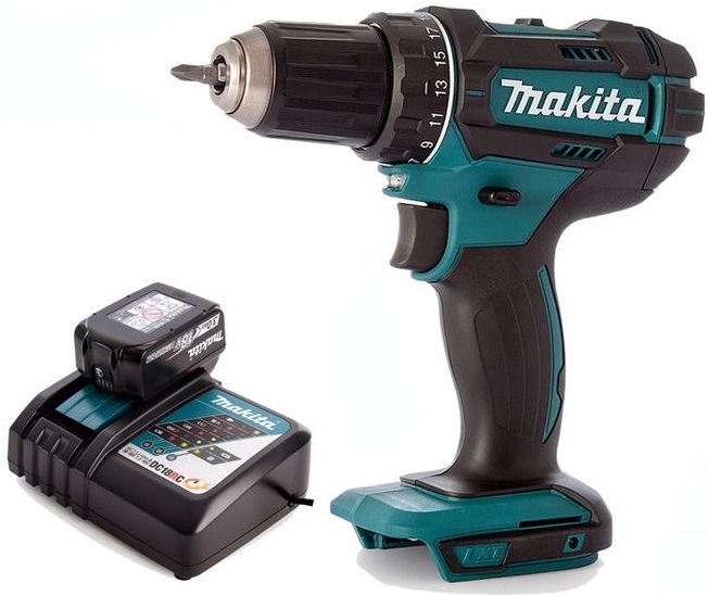 Шуруповерт Makita DDF482RF, 18В, 3.0 Ач, LXT 18, 1.7 кг