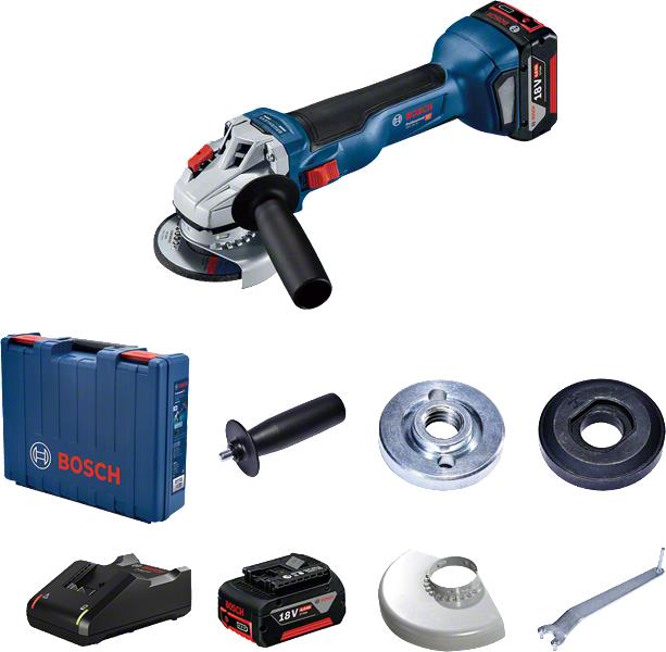 Bosch Professional GWX 18V-10 акумуляторна, 2x5.0 Аг, L-BOXX 136