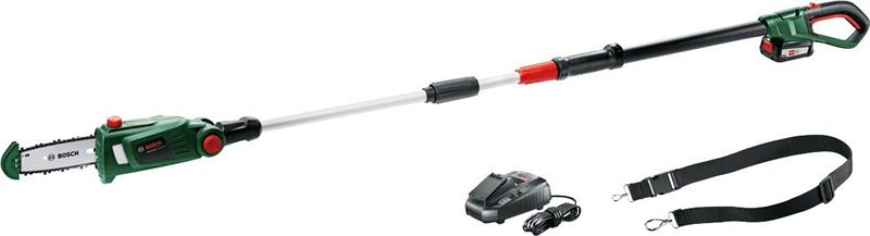 Висоторіз Bosch UniversalChainPole 18, акум., 1х18В 2.5Ah, шина 20см, ланцюг Oregon, 210-260см, 3.6кг