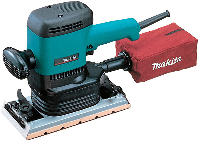 Вібраційна шліфмашина Makita 9046, 600Вт, 115 x 229 мм, 12000 об/хв, 3.1 кг